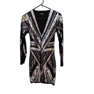 Sequin dress by express